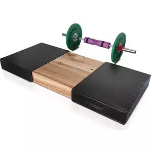 데드리프트 발판 플랫폼 역도 헬스장 파워 리프팅 패드 50x30x15cm 1쌍