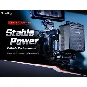 디지털 카메라용품 SmallRig VB99 라이트 미니 V 마운트 배터리 14.54V 6800mAh 99Wh 파워 뱅크 65W 고속