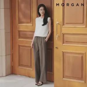 모르간 프렌치린넨 밴딩팬츠 3종