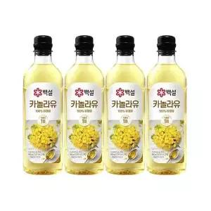 [셀러허브]백설 카놀라유 900ml x4개 (S50772739)