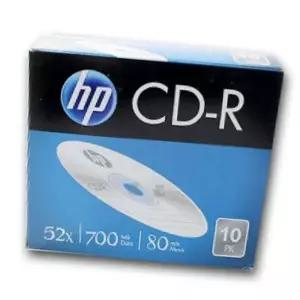 (다올)HP 공CD 케이스 CD-R 공디스크 10P 컴퓨터용