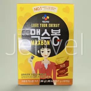 CJ 맥스봉 치즈 27g 40개입 한박스 대용량 아이들 간식 소시지 소세지