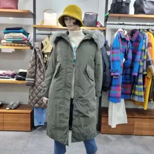 베네통/애플아울렛/브론즈 폭스퍼 구스 롱 패딩/BAPD55461