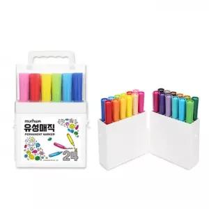 (문화연필) 24색 유성매직 (1개입)