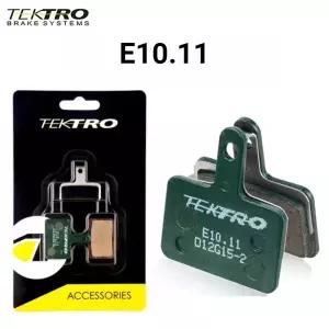 TEKTRO MTB 디스크 브레이크 패드 E10.11 제동 성능 및 낮은 마모 브레이크 패드 두께 2mm 자전거 액세서리