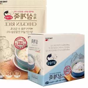 애견간식 더독 수제 삼계죽 150g 10팩 1박스 수제간식 LWECB71D 강아지죽 반려견죽