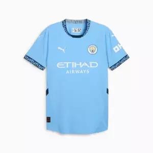 푸마 775050-01 남성 티셔츠 반팔 MCFC 홈 어센틱 저지 Home Authentic Jersey - LE1218960503