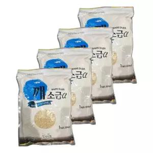 삼진식품 찌개용 깨소금a 1kg 4개 조미료 식용 깔끔한 만능 한식 풍미 솔트 소금