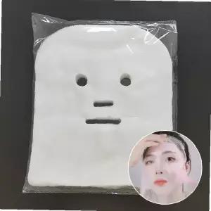 순면 얼굴 거즈 백매 모델링 석고 팩 시트 피부 관리 마사지 미용 도구 원형