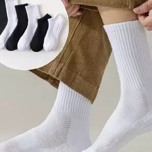 남성 발바닥 쿠션 두꺼운 운동양말 충격흡수 발목 장목 땀흡수 통기성 면