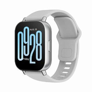 XIAOMI Redmi Watch 5 액티브 스마트워치 2.0인치 LCD 디스플레이 배터리 수명 18일 140개 이상의 스포츠 모드 5ATM 방수 블루투스 통화 피트니스 트래커 - 매트 실버