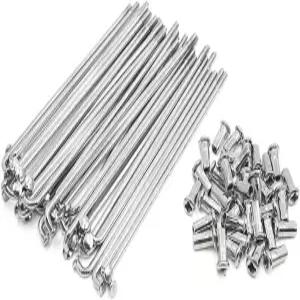 EZVXVV 10G 바이크 스포크 3.0mm 고탄소강 전기 자전거 J 벤드 휠 이빨과 렌치 자전거·오토바이·삼륜
