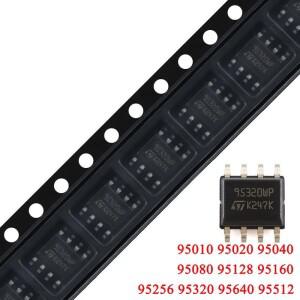 95010 95128 95256 WMN6TP SOP-8 SMD SPI 버스 EEPROM 칩 IC  로트당 5 개