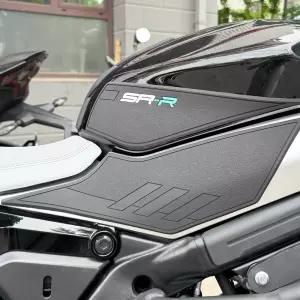 675SRR 675 블랙용 CF 모토 오토바이 액세서리 스티커 PVC 고무 탱크 패드 트랙션 보호 데칼용