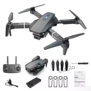 접이식 E88 미니 드론 4K HD 카메라 WiFi FPV 기능 RC 쿼드콥터 항공기 와 성인 모두에게 이상적인 선물