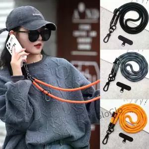 120CM 크로스바디 랜야드 스트랩 체인 폰 케이스 커버 스포츠 클라이밍 컬러풀 나일론 싱글 코드 로프