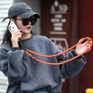 1개 120CM 크로스바디 랜야드 스트랩 체인 휴대폰 케이스 커버 스포츠 클라이밍 컬러풀 나일론 싱글 코드