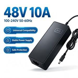 48V 10A GaN 전원 어댑터 AIYIMA TPA3255 TAS5630 사운드 앰프 EU AU UK AC100-240V 용 5A 스위치 공급 장