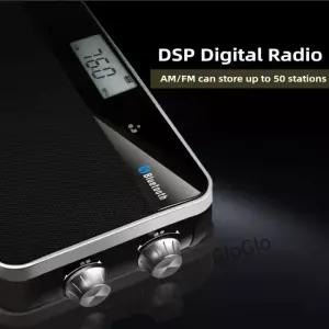 휴대용 디지털 라디오 MP3 플레이어 고감도 스테레오 사운드 수신 지원 자동 주파수 조정