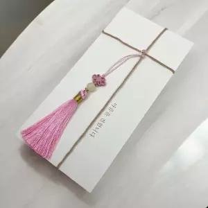 한복 노리개 키링 핑크