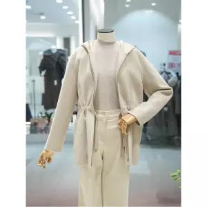 BCBG 스트링 후드 핸드메이드 코트 A5WAH811