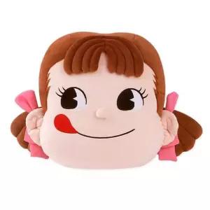 페코짱 얼굴쿠션 캐릭터 아영 캐라멜 45cm 데코 가구