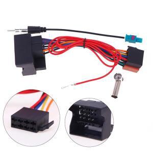 자동차 스테레오 FM 오디오 ISO 배선 하네스 케이블 라디오 안테나 와이어 Adapte 207 307 407 C3 C4 DIY