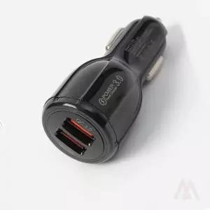 ( )차량용 듀얼포트 고속충전 시거잭 차충전기 USB 자동차