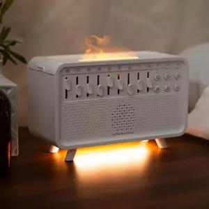 DIY 블루투스 스피커 백색소음 믹싱 불멍 가습기 무드등 꿀잠