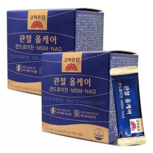 고려은단 관절 올케어 콘드로이친 MSM NAG 30포 2개
