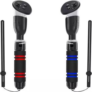 YOGES 고릴라 태그 롱 암은 Meta Quest 3S 3 Oculus 2 Rift S 컨트롤러 및 비트 세이버 핸들에 호환되며 VR