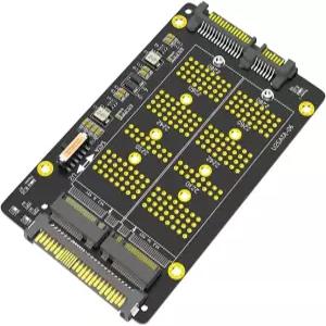 M.2 NGFF NVME PCIE SSD와 U.2 SFF8639 콤보 및 SATA 어댑터를 위한 Mustpoint Version 2 in 1