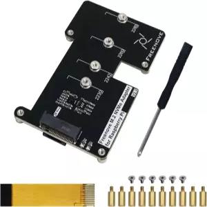 라즈베리 파이 5용 프리노브 M.2 NVMe 어댑터 V2(SSD 미포함) HAT 애드온 보드 솔리드 스테이트 드라이브