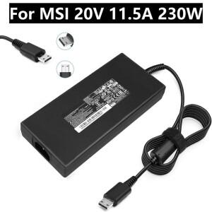 MSI GE76 GE66 Raider GP76 GP66 Leopard 노트북 용 230W 20V11.5A USB 팁 전원 어댑터 코드 충전기 240W 2