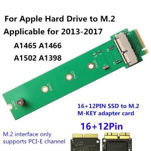 어댑터 하드 디스크 SSD M2 to NGFF PCIE (Apple MacBook Air, Mac Pro 2013, 2015 A1465, A1466 전용, PC