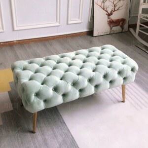 침대 옆 벤치 소파 2인소파 벤치쇼파 2인용쇼파 민트 120x45x45cm