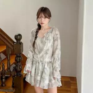 [제작/빅사이즈]이블렛 모에네 투웨이 캉캉 미니원피스 제이스타일