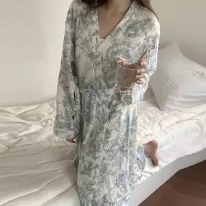 여성 요루면 트왈 로브 샤워가운 커버업 호캉스 홈웨어 파자마 골프 목욕가운 -WHV0008- 봄 가을