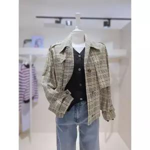 한정수량 더 아이잗 플랩 장식 매력 버튼 숏 자켓 051 KR2A0JK 051 2838983