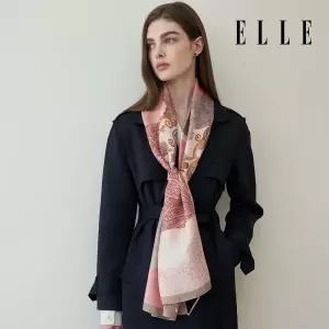 [롯데백화점]엘르 줄리아페이즐리 실크 롱 스카프 SE839S305