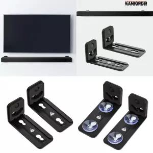 고정 브라켓 tv 사운드바 스피커 거치대 타공식 받침대 진동흡수