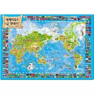 [핫트랙스]195조각 판퍼즐 - 세계지도와 만국기 (개정판)
