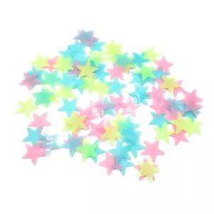 아이방 천장 벽지 꾸미기 형광 야광별 스티커 100P 어린이 인테리어 데코 소품