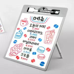 국산 이젤 화이트보드 지우개보드마카 트윈펜 세트 이동식화이트보드판