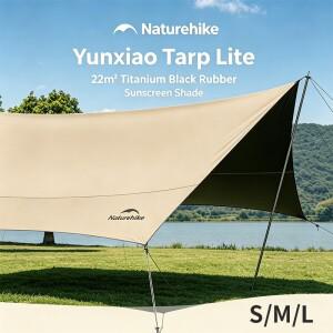 네이처하이크 2026 신형 캠핑 썬 쉘터 라이트 티타늄 블랙 코팅 UV 차단  설치 방수 150D 옥스포드 여름 타