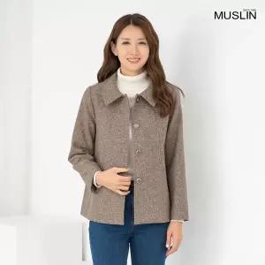 엄마옷 모슬린 엄마옷 카라 울모직 정장자켓 615HJK228 중년여성/50대/60대/70대/빅사이즈/할머니옷/마담