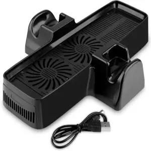 마이크로소프트 Xbox 360 슬림용 OSTENT 3-in-1 USB 쿨링 팬 + 콘솔 컨트롤러 스탠드