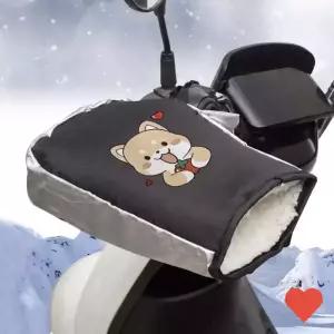 오토바이 방한 핸드 워머 바이크 핸들 보온 투명 방수커버