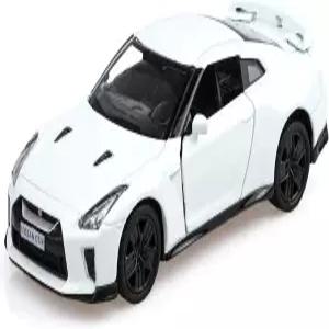 토카시 1/36 스케일 닛산 GTR R35 다이캐스트 모델 자동차 풀백 차량 장난감 남아 여아 화이트를 위한 선물
