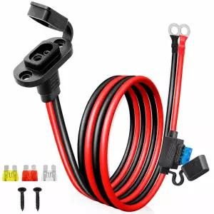 SAE에서 O 링 커넥터 1FT 10AWG 태양광 패널용 배터리 퀵 커넥트 플러그 방수 연장 케이블 스트리트 및